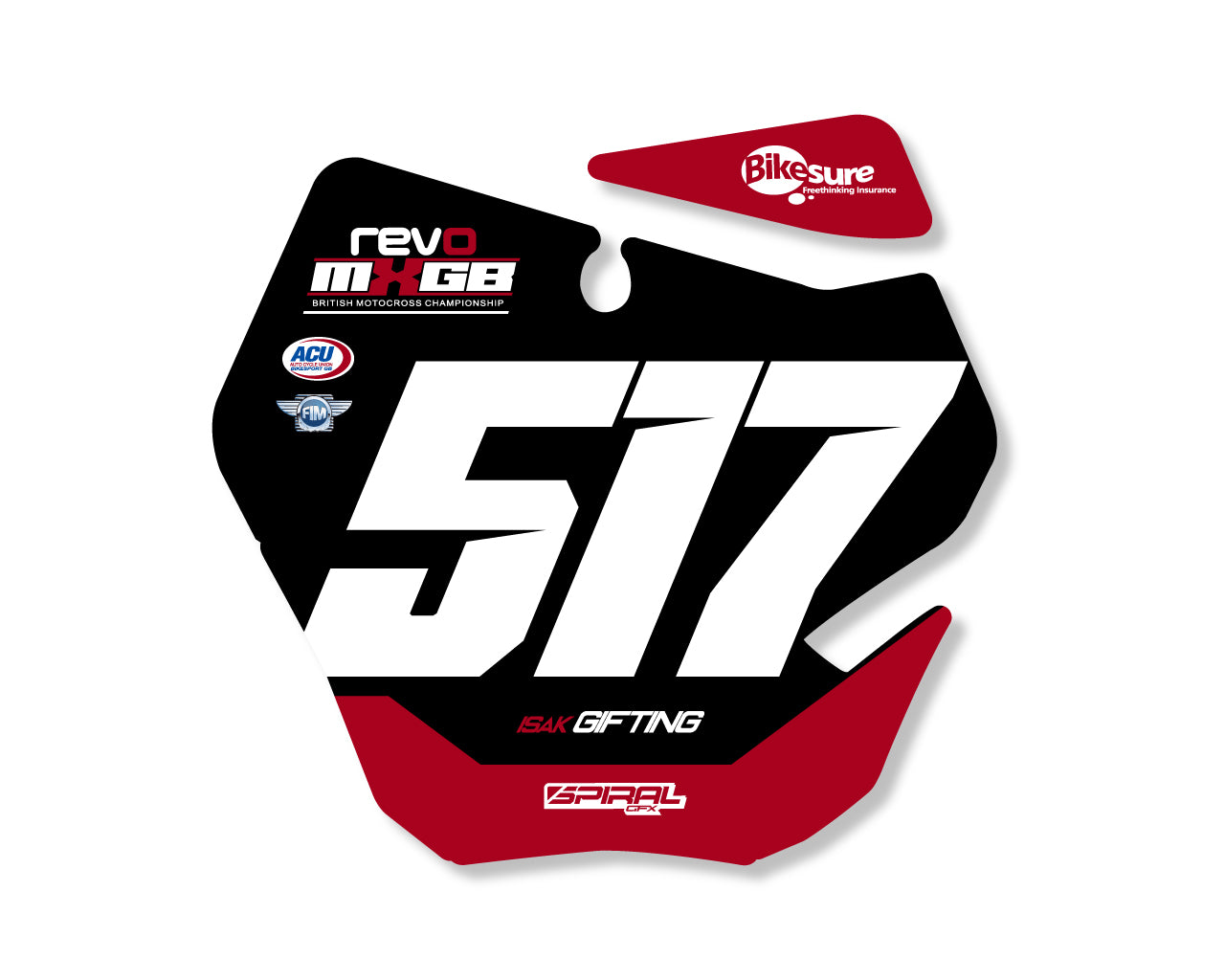 Réplica de matrícula de regalo de 23'