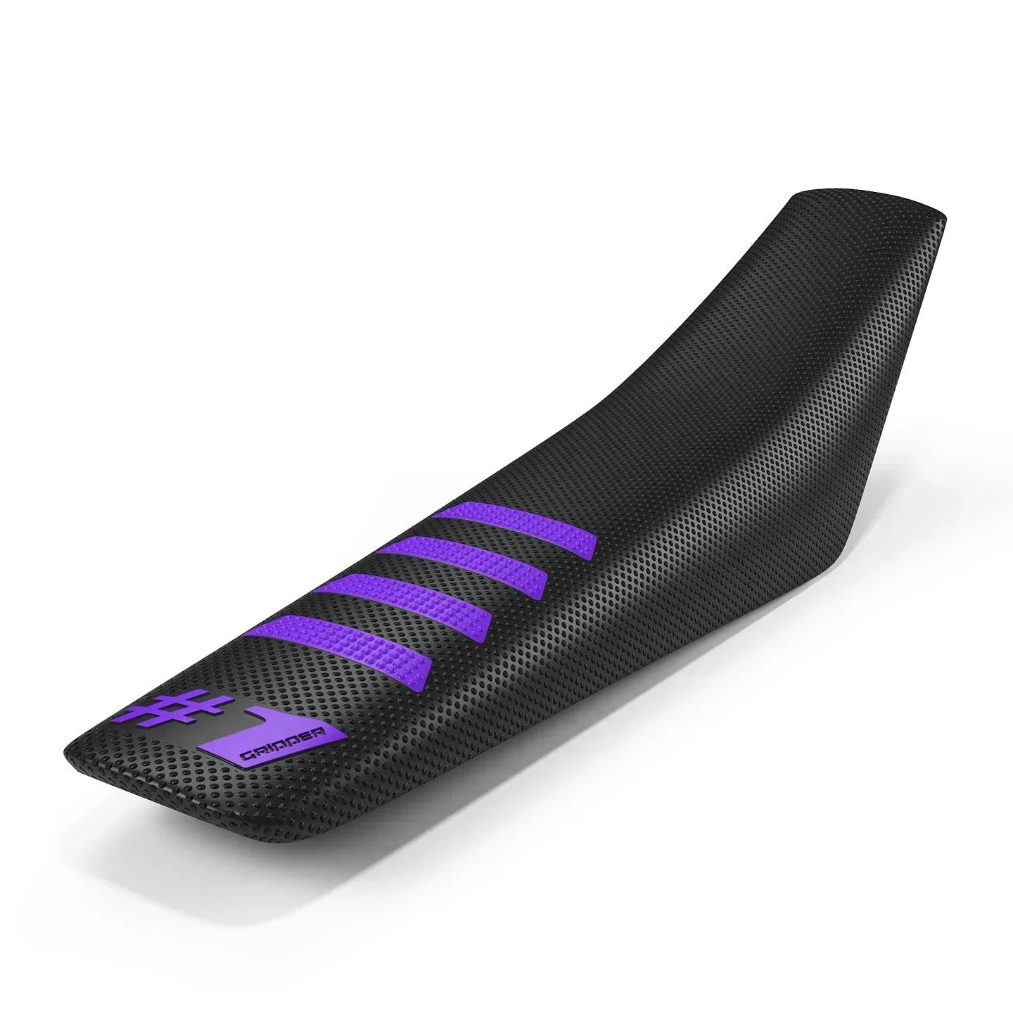 Funda de asiento acanalada Gripper 1 - Negro/Morado