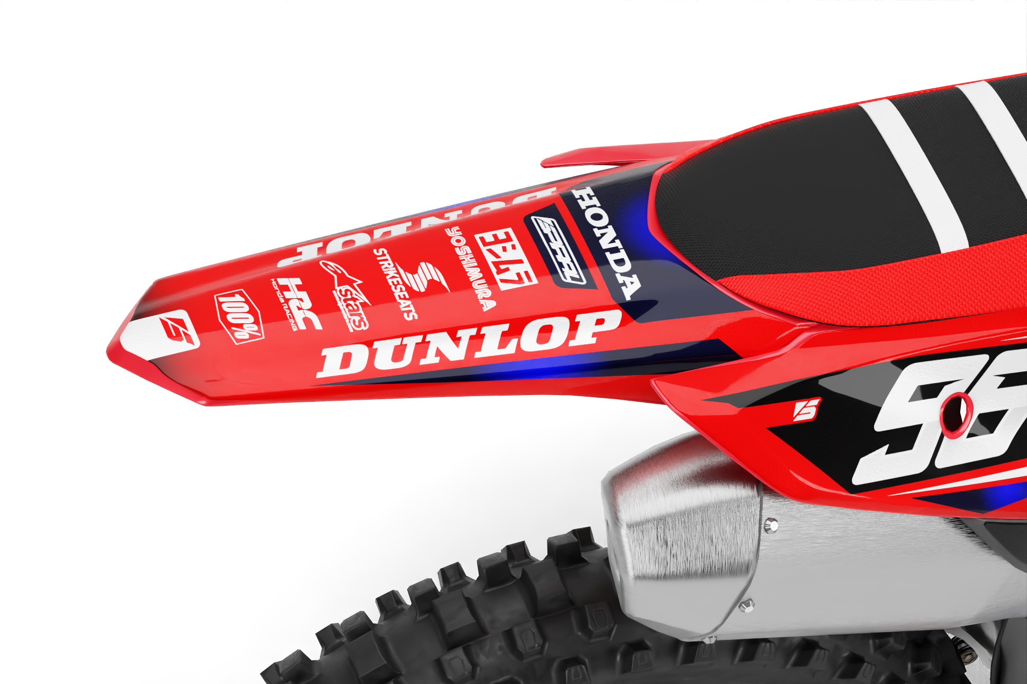 Honda // Racer Rojo Azul (Todas las motos)