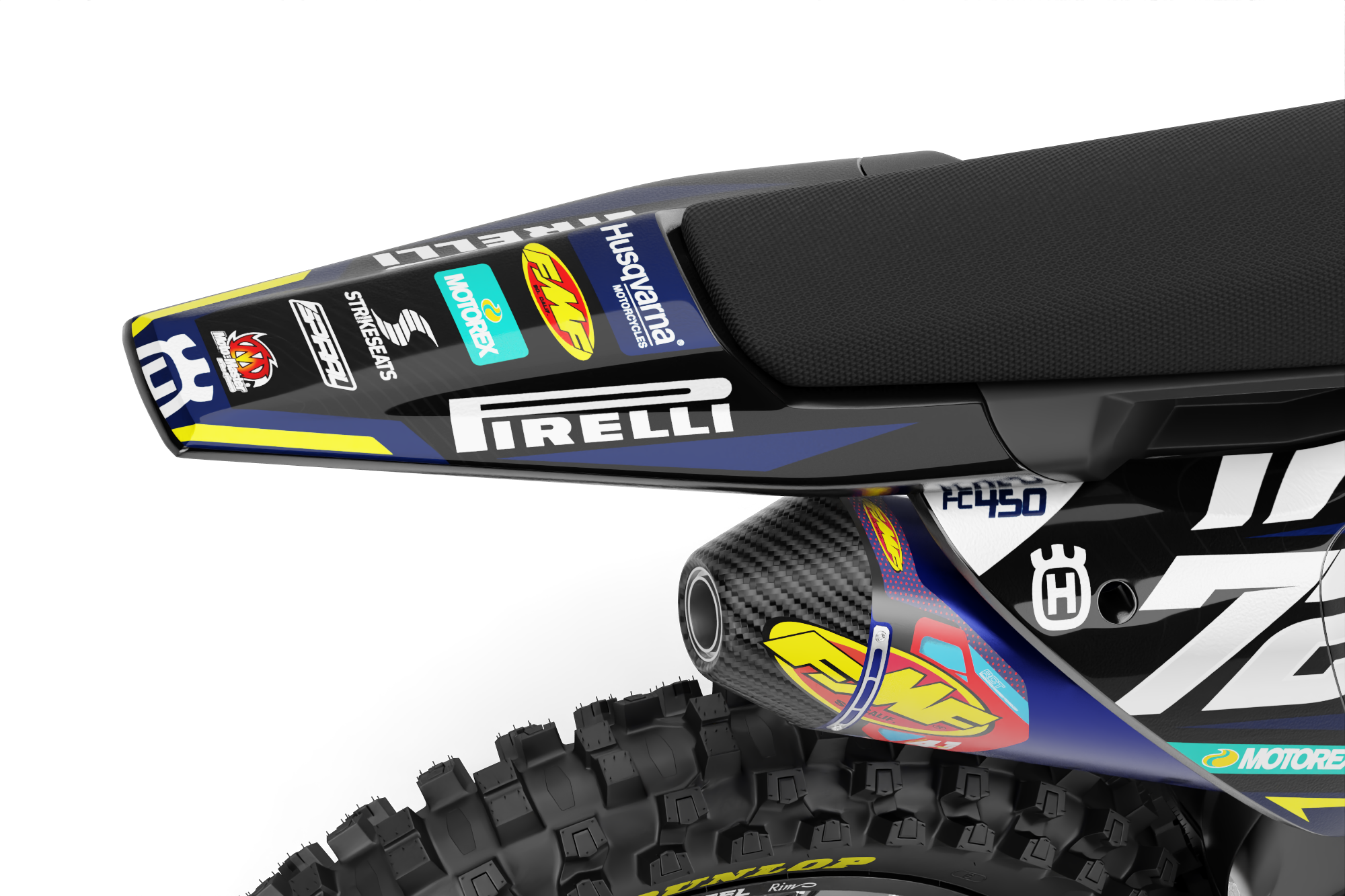 Husqvarna // Beast Black Blue (Todas las motos)