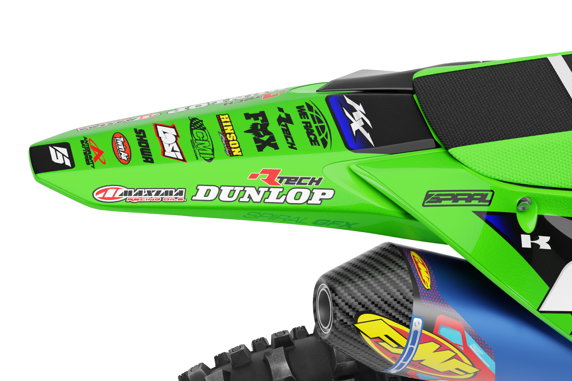 Kawasaki // Beast Green (Todas las motos)