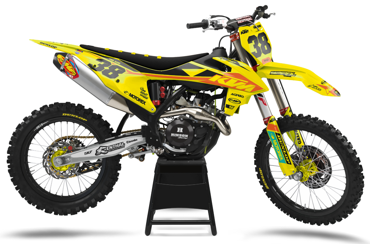 Dirt shop bike yellow