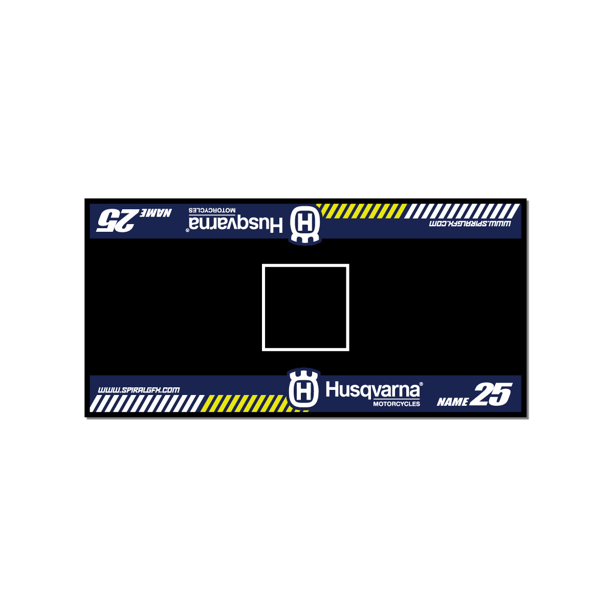 Semi Custom Bike Mat // Husqvarna Corp