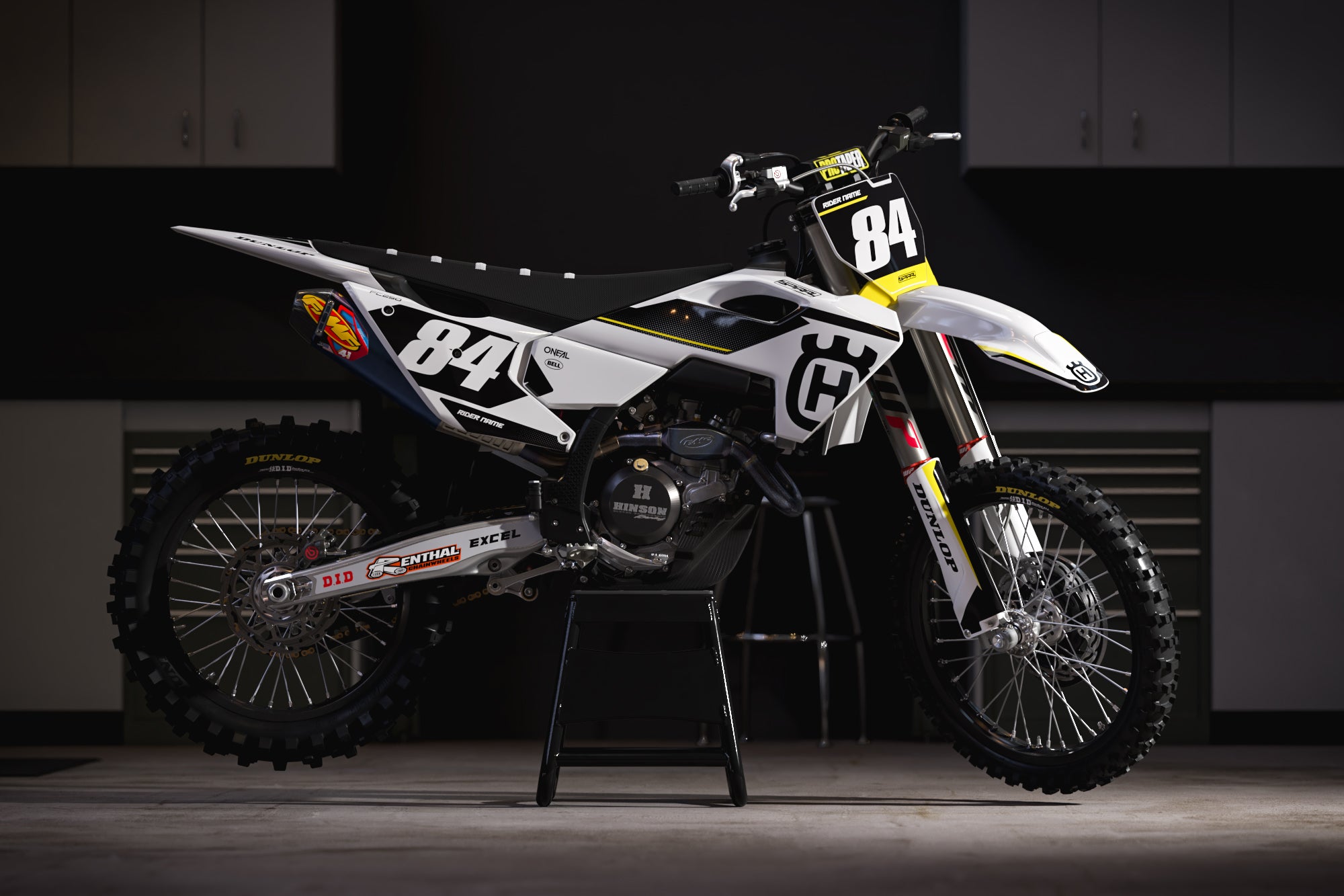 Husqvarna // Covert Black Yellow (All Bikes)