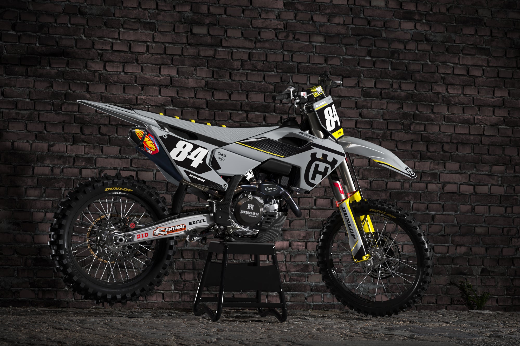 Husqvarna // Covert Grey Yellow (All Bikes)