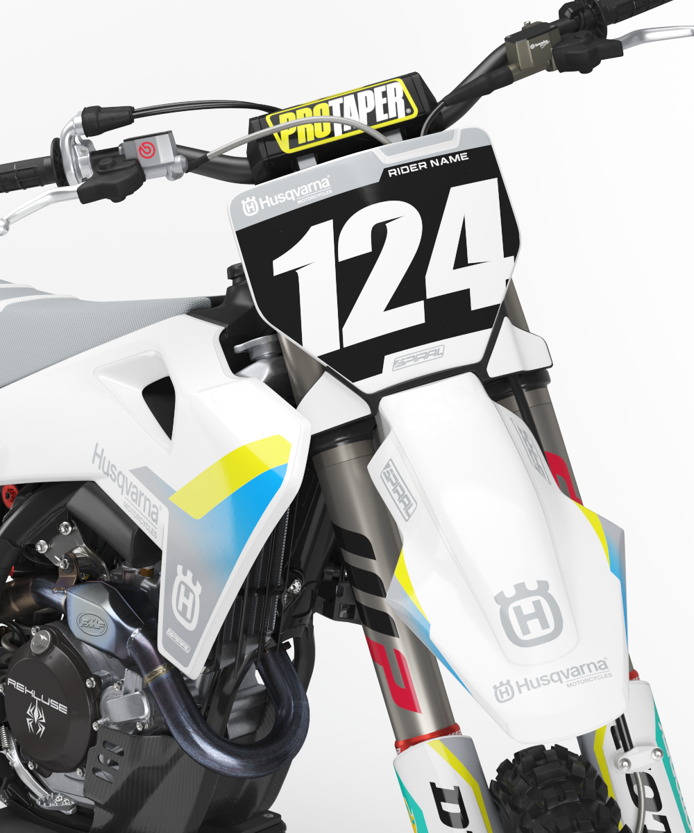 Husqvarna // Base Blanc Jaune (Tous les vélos)